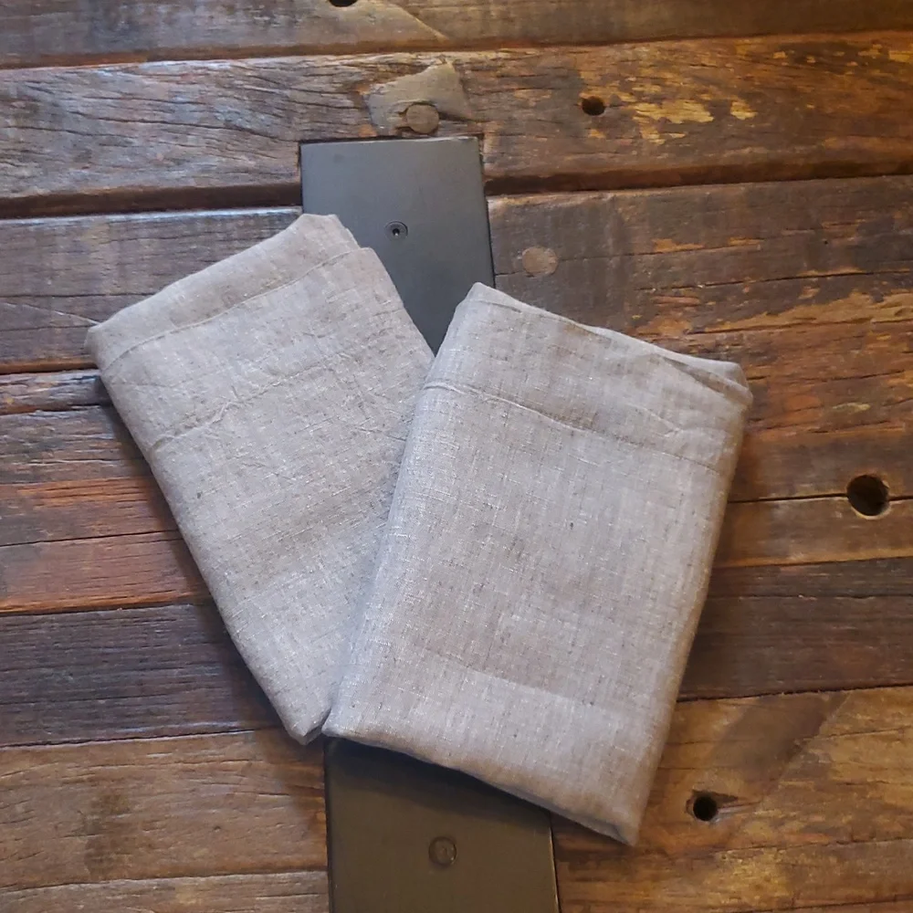 RH Vintage Washed Belgian Linen Lumbar Shams (2)